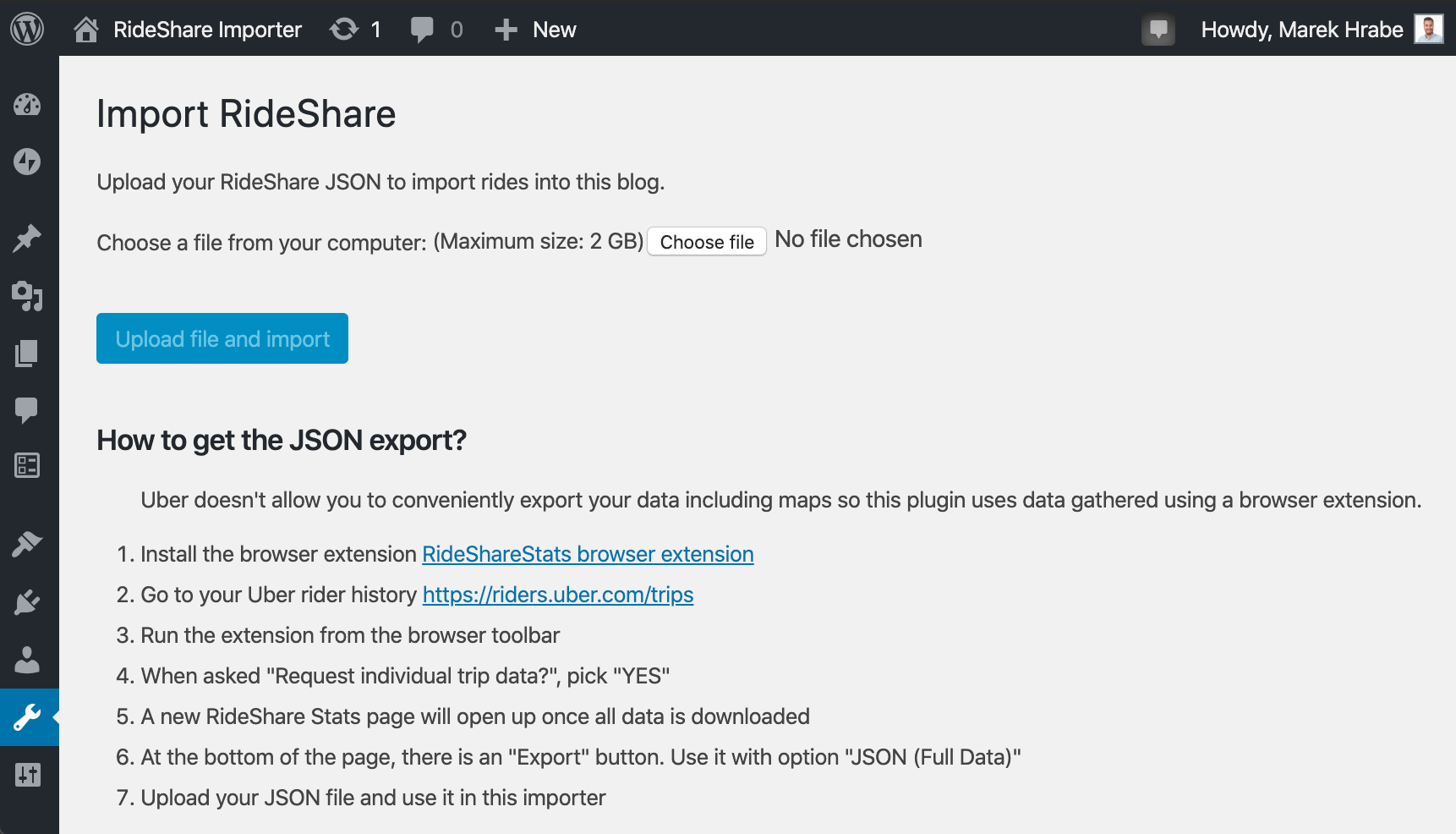Importer interface.