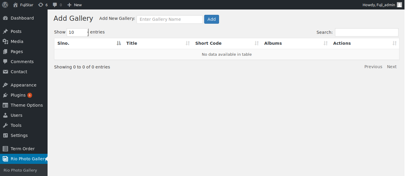 Add Gallery