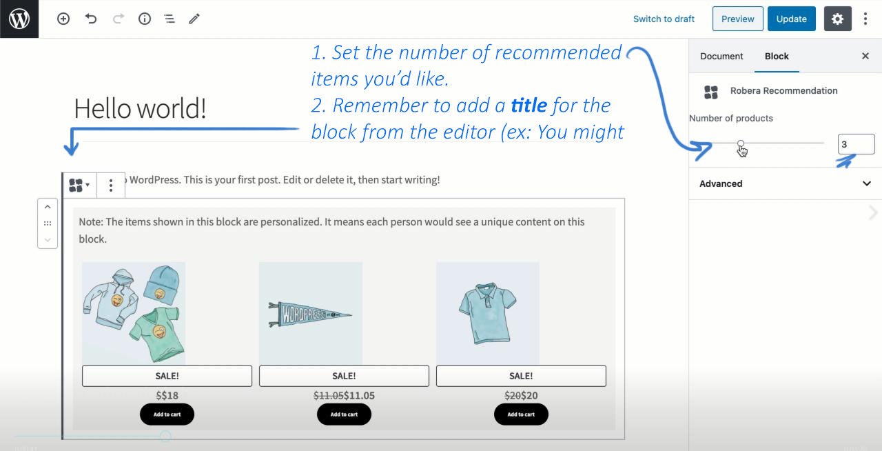 adding robera user recommendations block pt.3