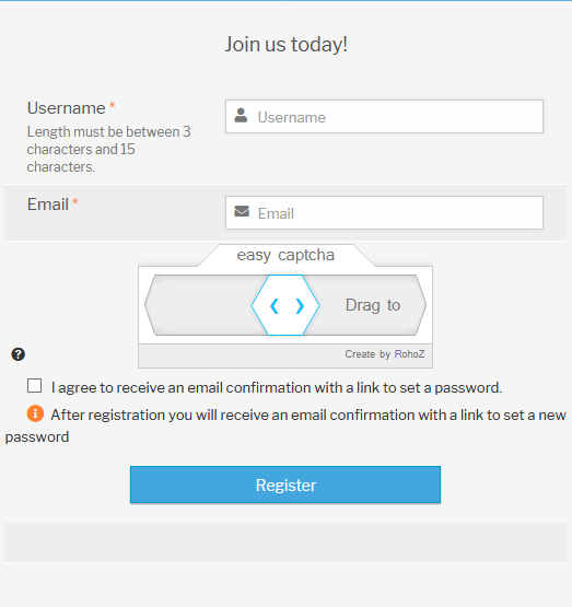 Captcha in Login Form