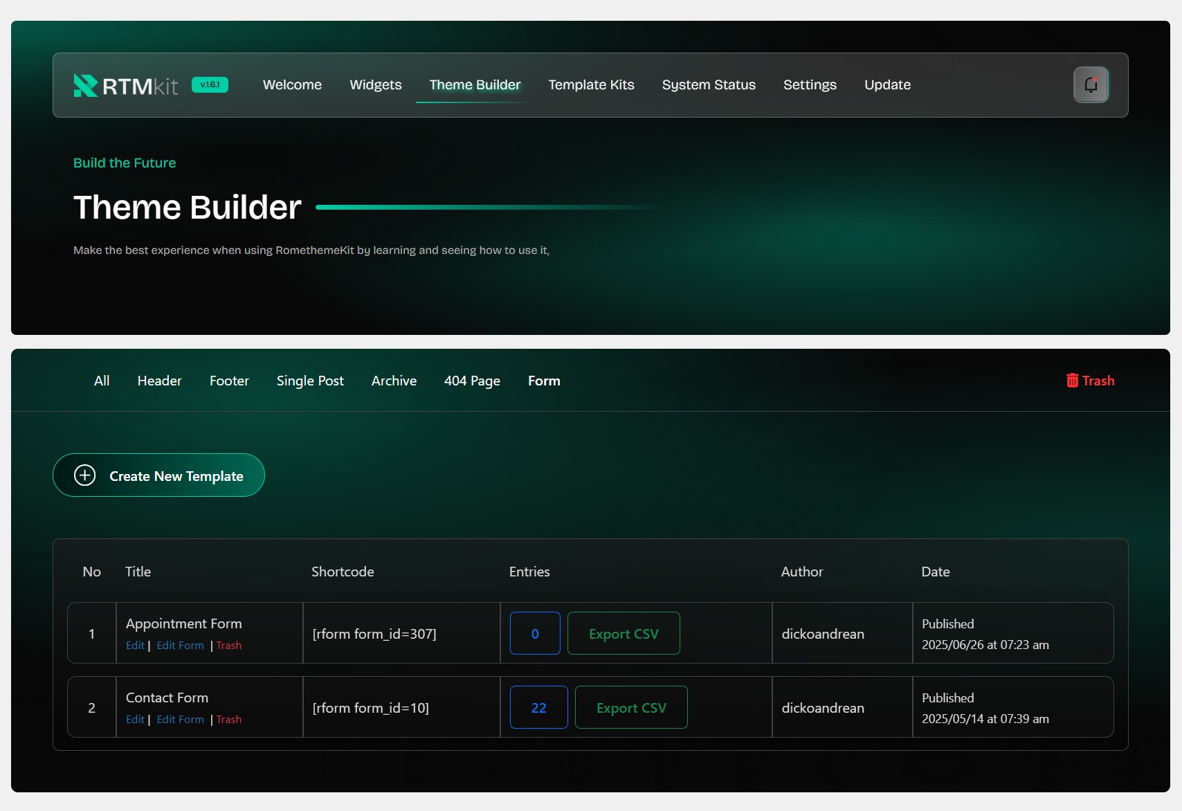 Form Page