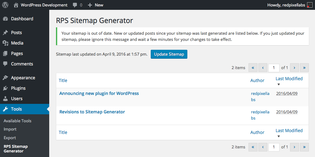 Posts not included in the sitemap will be displayed if the sitemap is not current.
