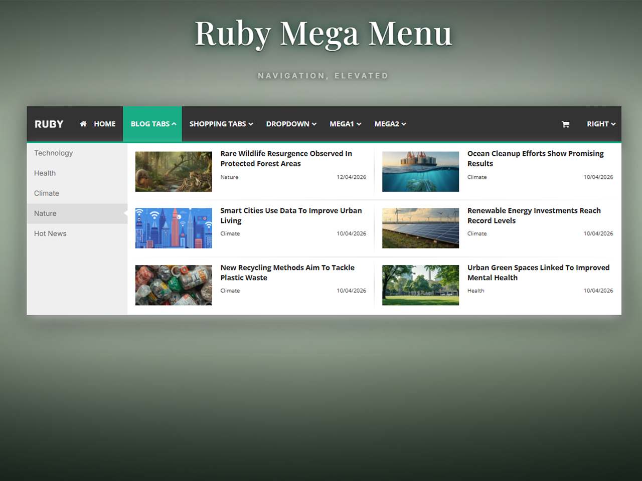 Content Tabs (Vertical) — auto-pulls blog posts