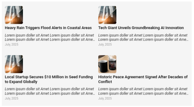 Vertical scrolling with woocommerce product posts style 2