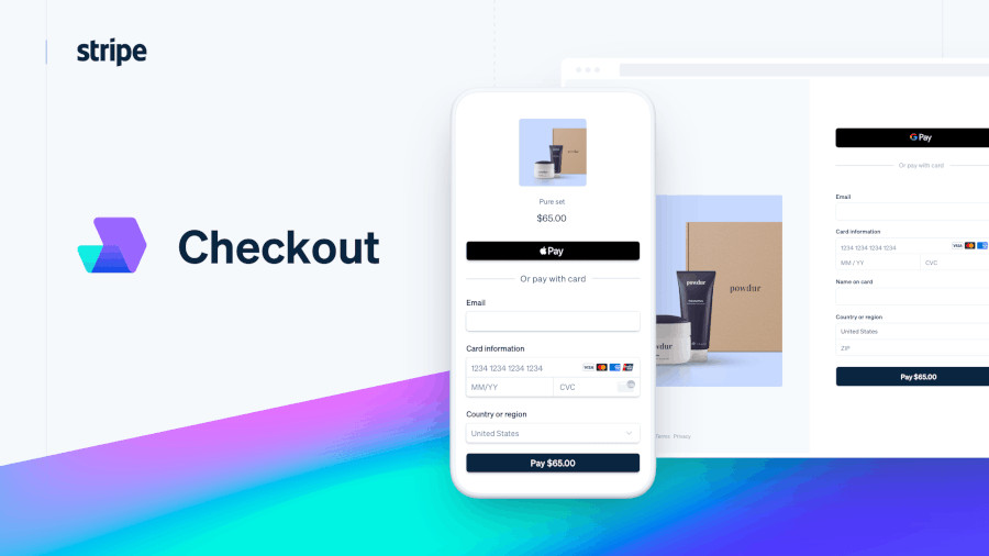 How Stripe Checkout will look on your website