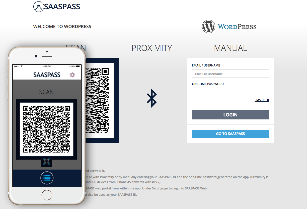 Now you can enjoy SAASPASS Multi-Factor Authentication with its amazing features.