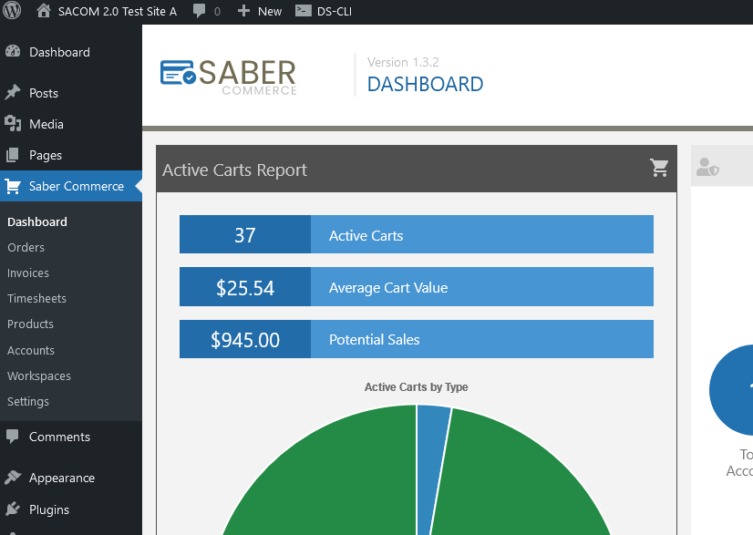 Checkout with Stripe Payments integration (shown in a dark version of TwentyTwentyOne).