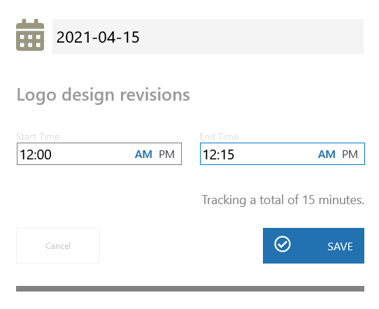 Invoice action buttons for sending and downloading the invoice.