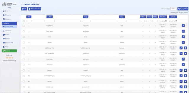 [Contacts (CRM) Watch Demo](https://wpsalegen.com/plugins/contacts/#wpsalegenShowPopup_9?utm_source=wordpress&utm_medium=screenshots&utm_campaign=contacts "Contacts (CRM) Watch Demo").