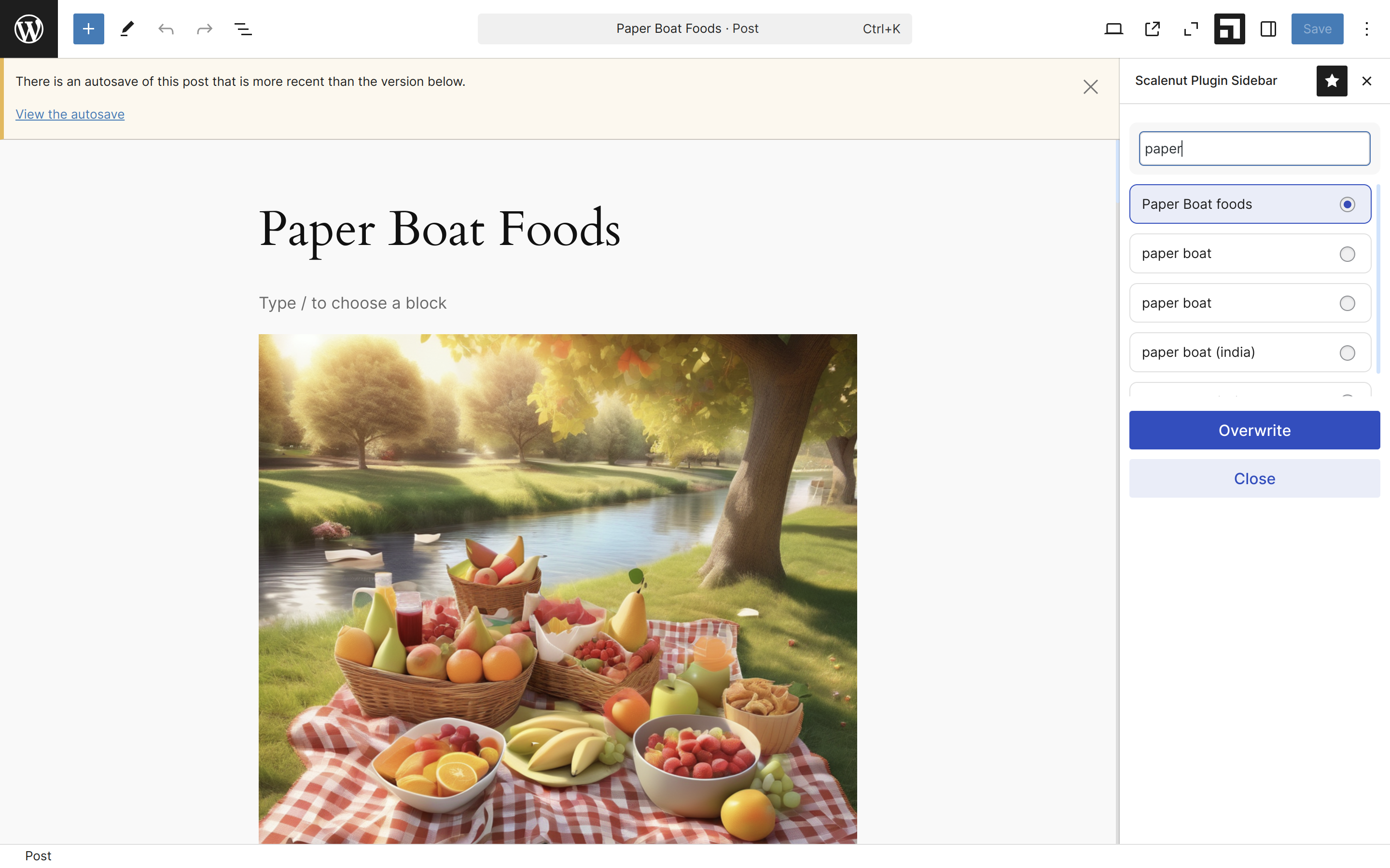 Updating existing blogs with Scalenut's insights.