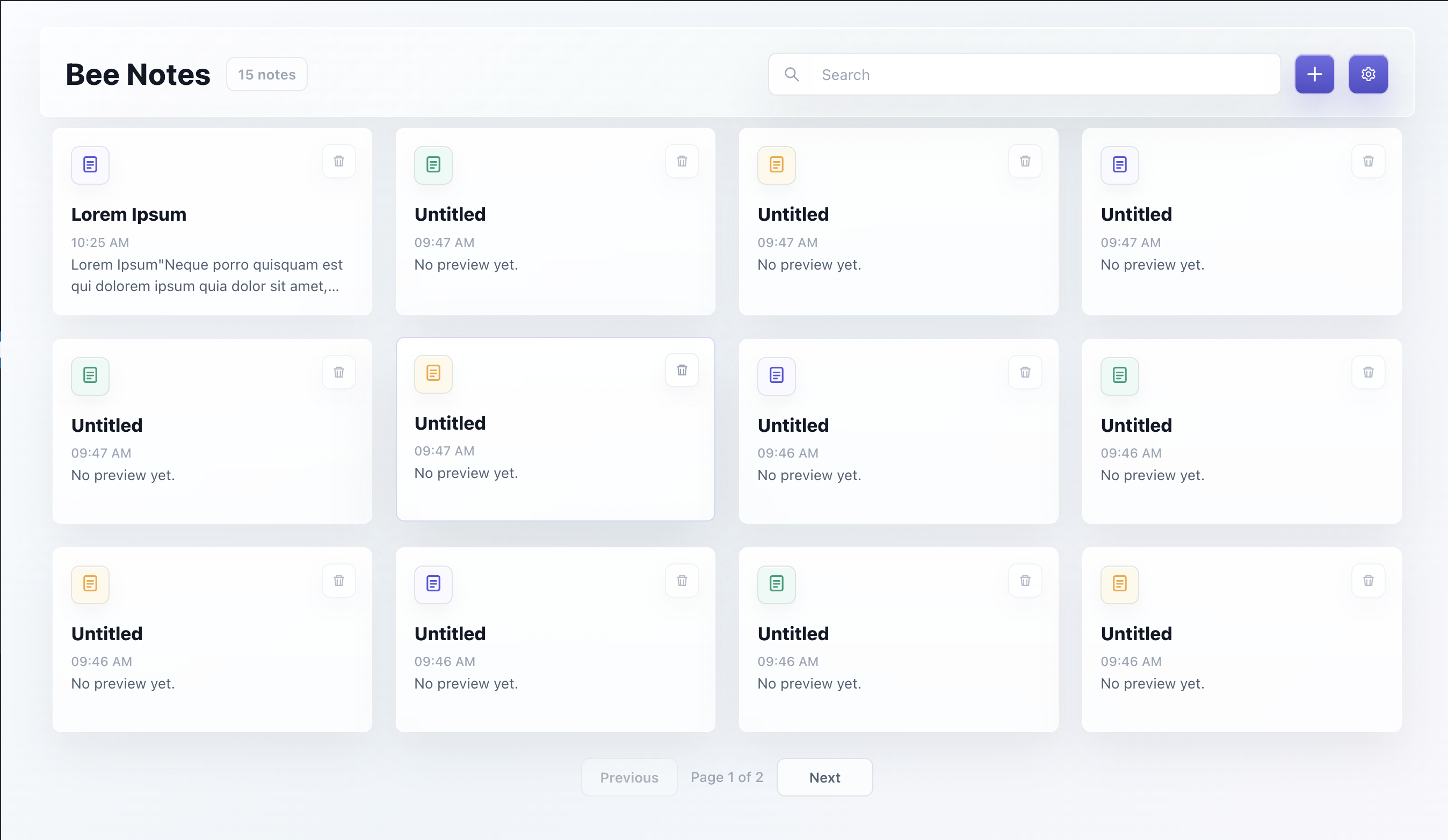 Create and edit rich text notes from the Bee Notes modal.