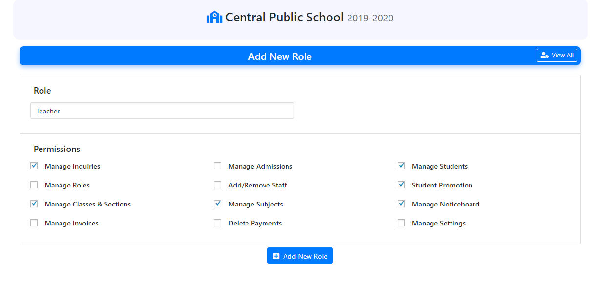 Roles & Permissions