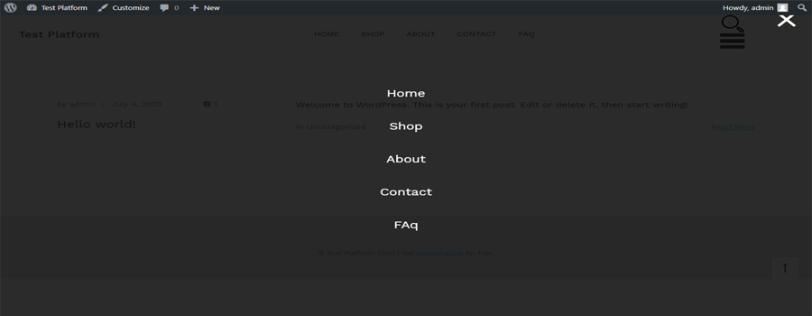 Search Popup