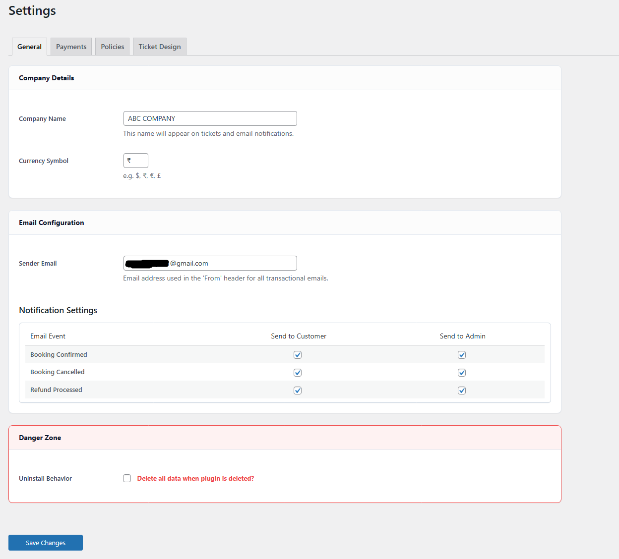 Frontend: Booking history