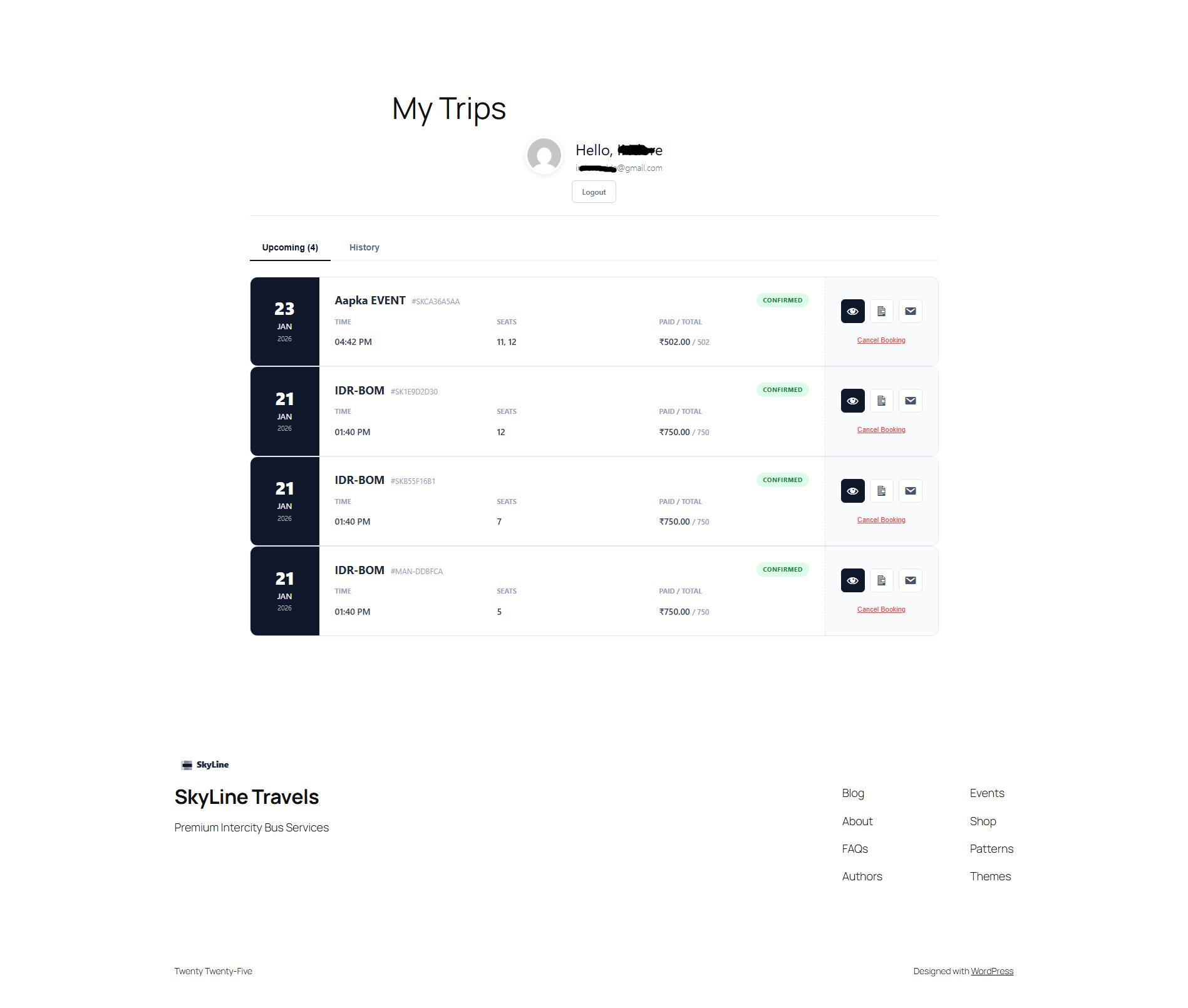 Admin: General settings