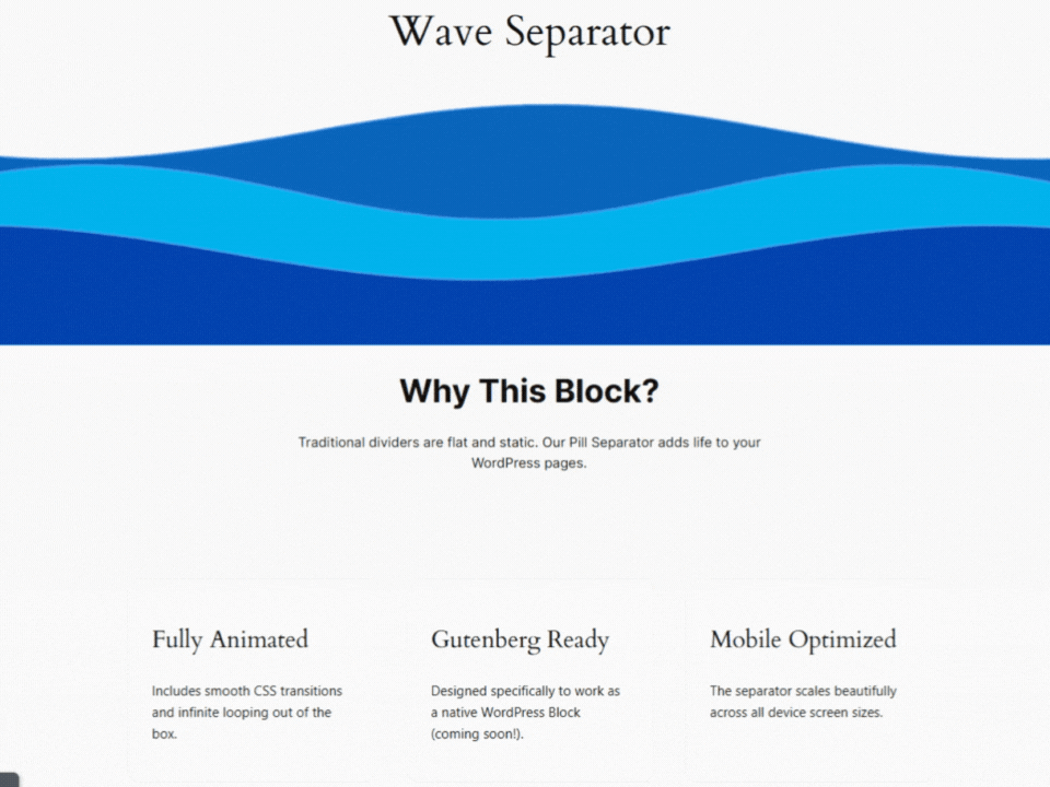 Wave Separator