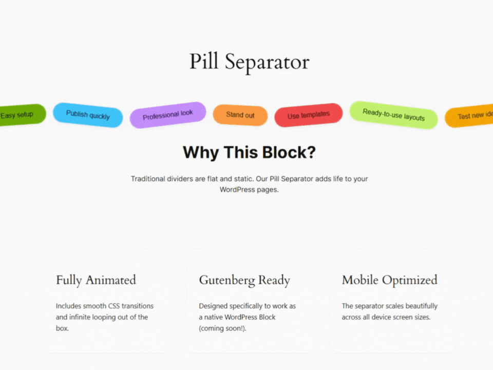 Pill Separator