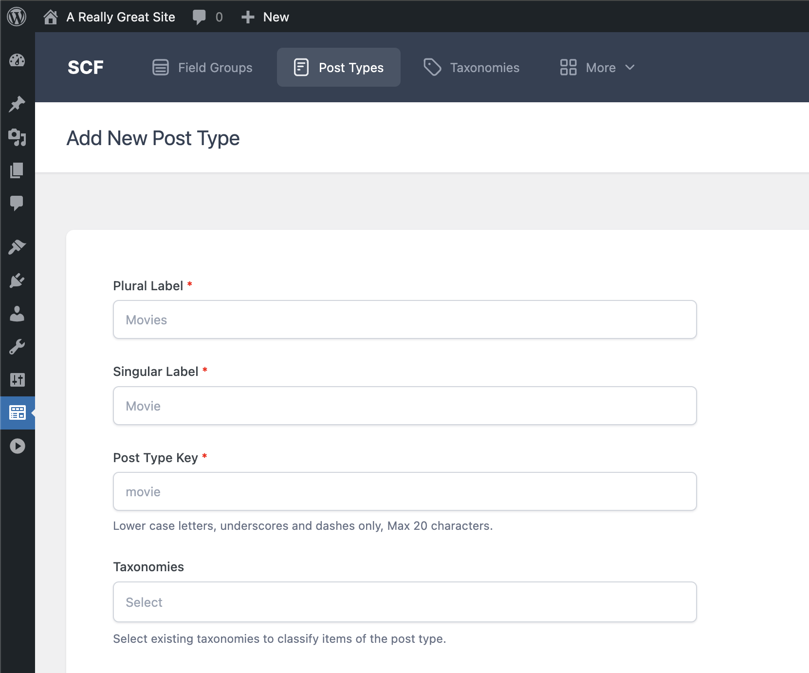 Need a new post type? Just add it!