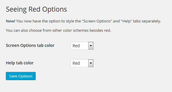 Everything is configued via a simple drop-down.