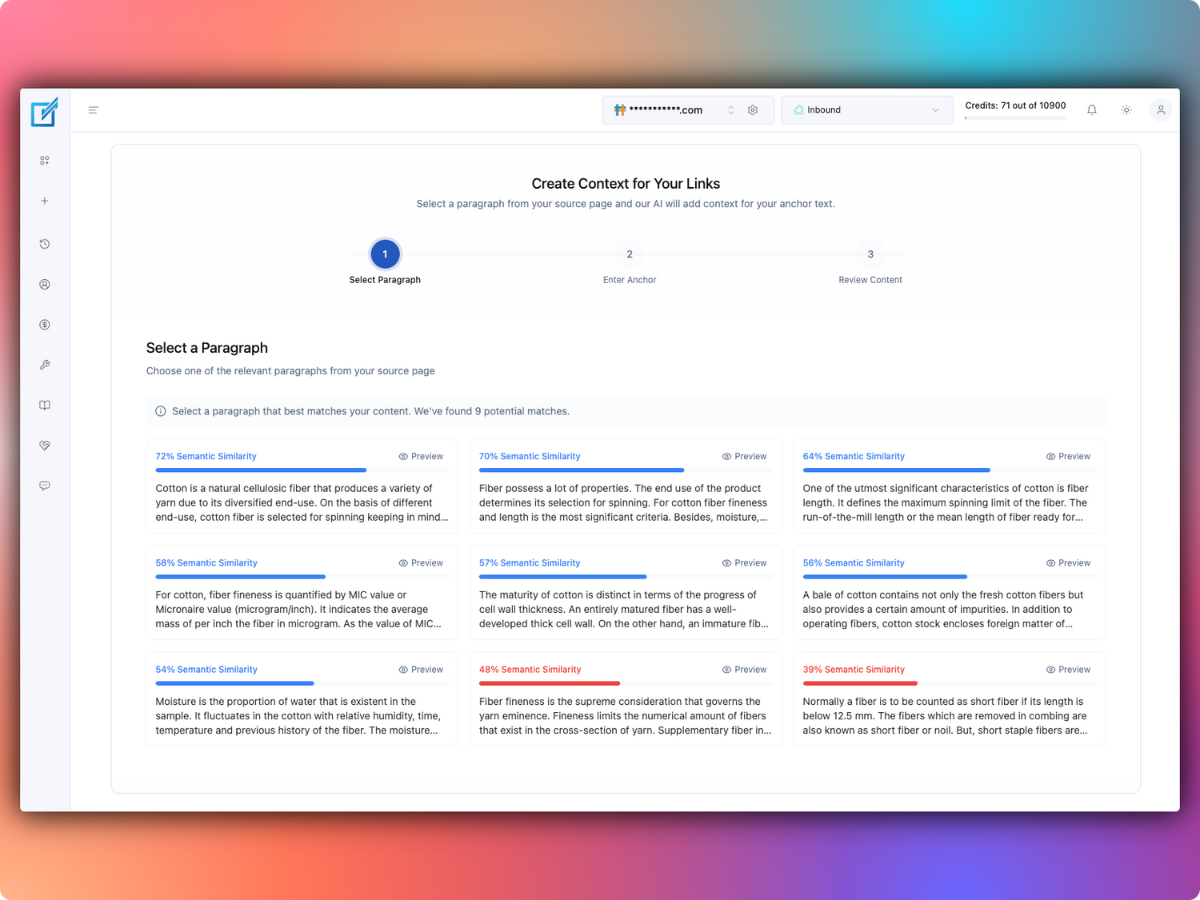 **Site Report** - Performance metrics showing page counts, post counts, link statistics, and visual analytics