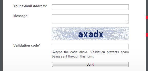 The form, customized to match the page design.