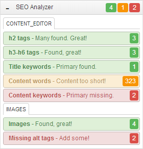 SEO analyzer.