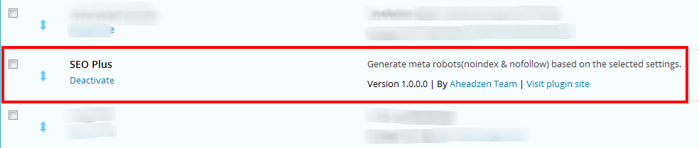 Plugin Activation