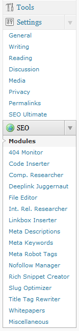 Rich Snippet Creator's settings page