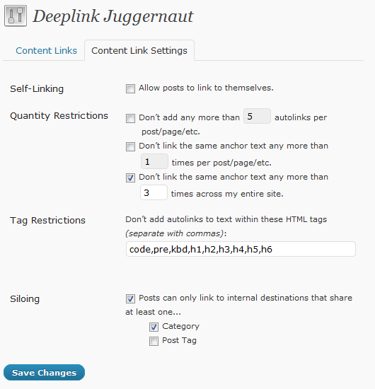 SEO Ultimate lets you import settings from exported files or from other plugins