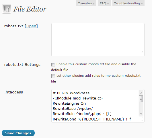 SEO Ultimate lets you export your settings so you can transfer them to another site