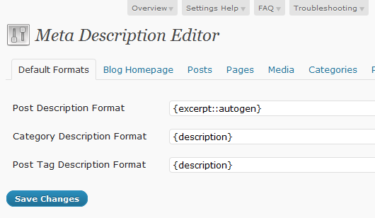 SEO Ultimate puts its modules in the SEO menu and its plugin options under "Settings"
