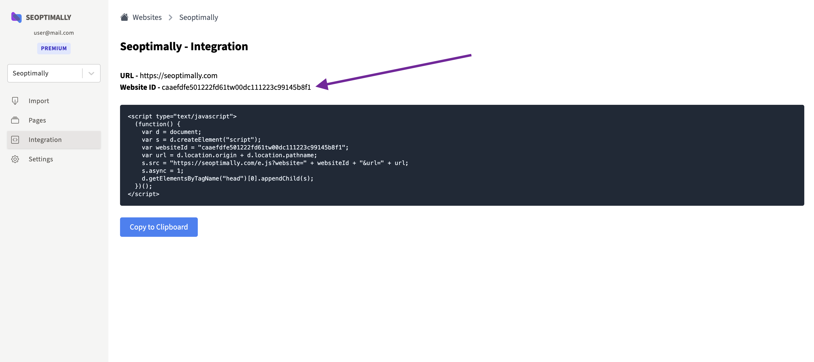 ![Integrate](https://seoptimally.com/screenshots/integration.png) – Integrating the plugin into your WordPress site.