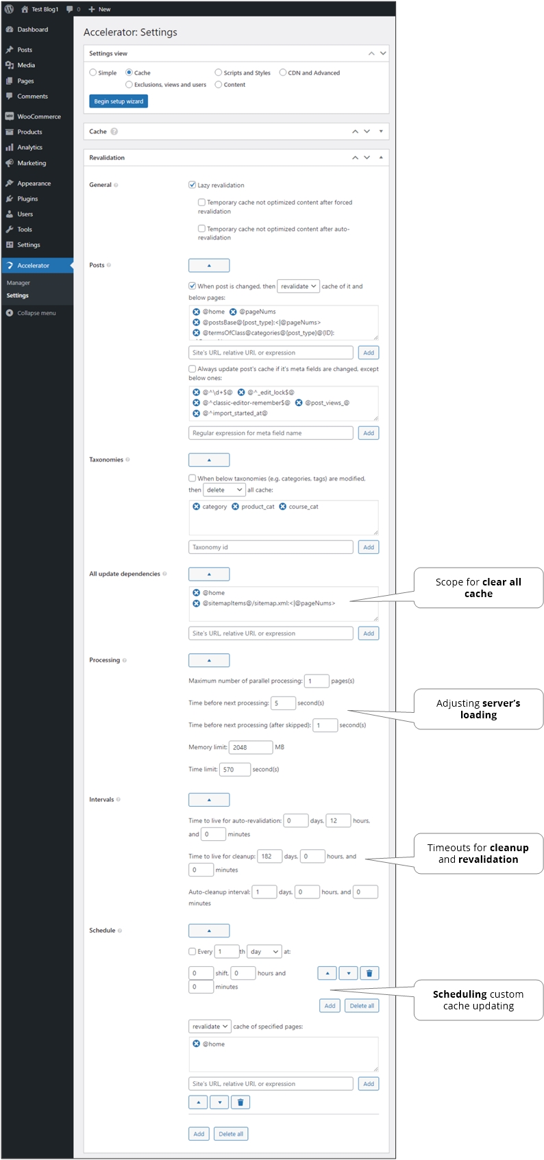 Settings - HTML.