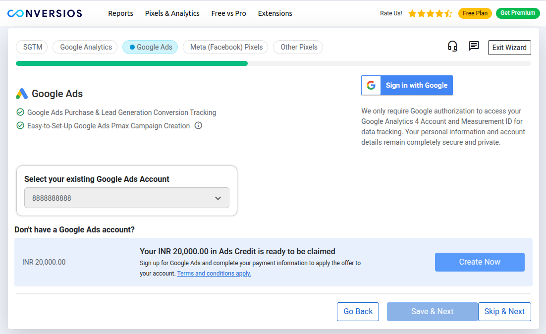 **Google Ads Conversion Setup**