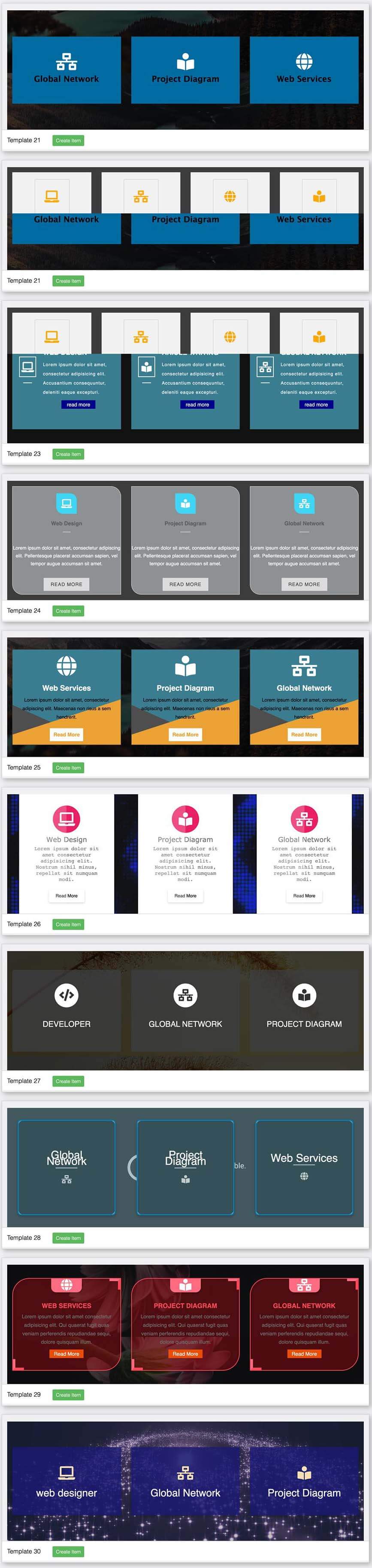 Service Box Template 31-40