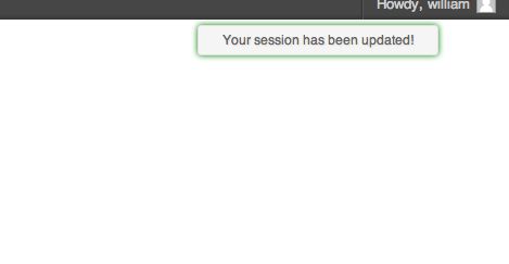Example of what an alert will look like to your clients/customers