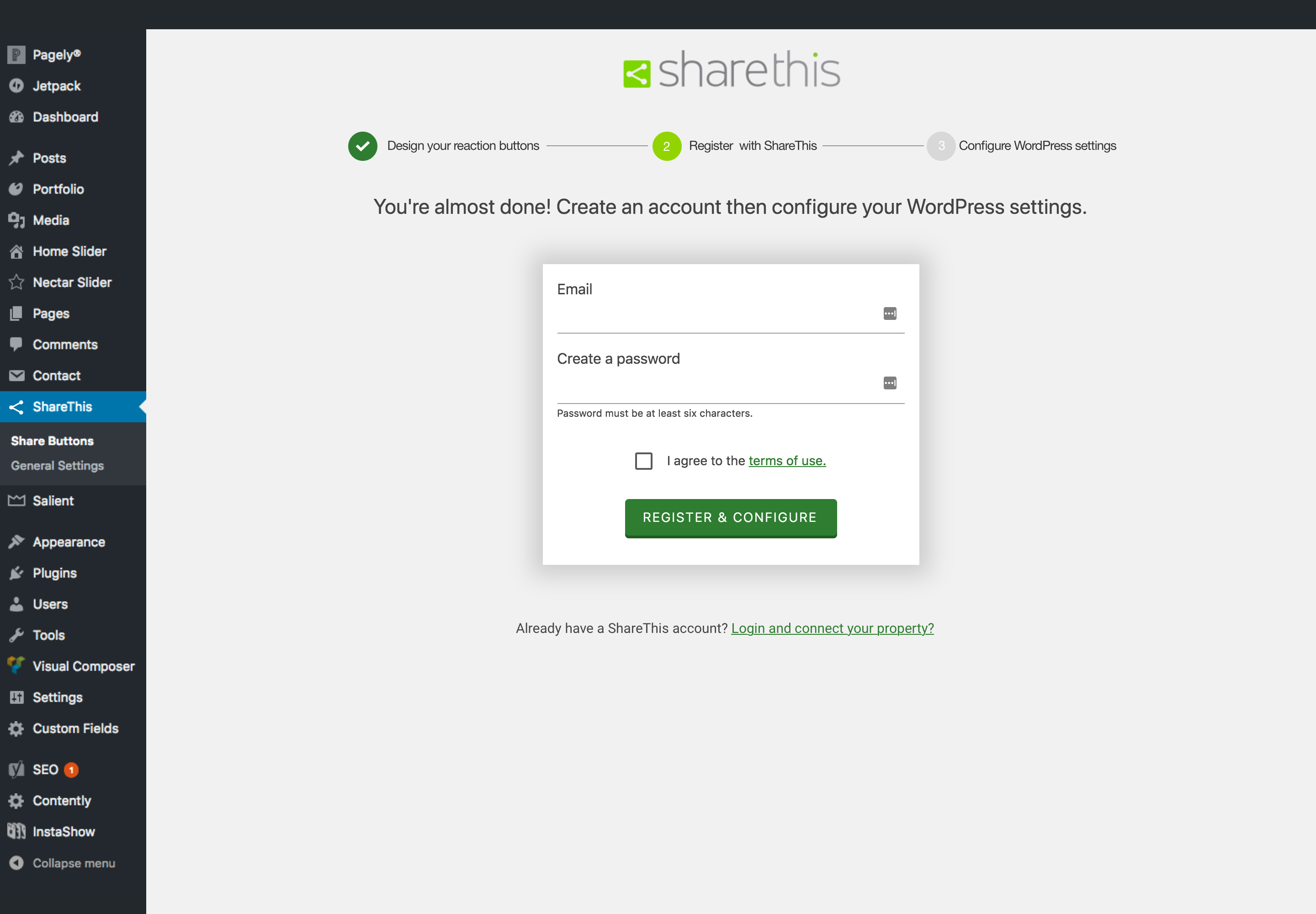 Register your Reaction buttons.