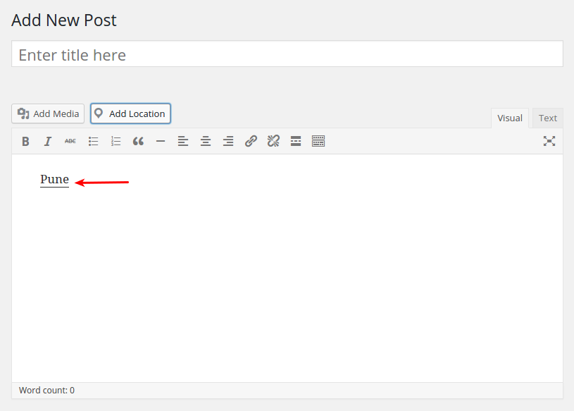 After insert into post/page