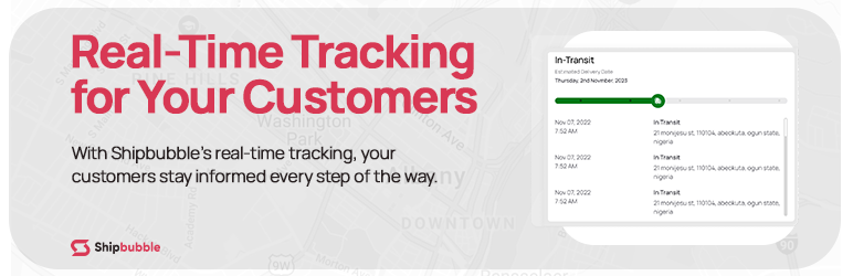 Real time tracking.