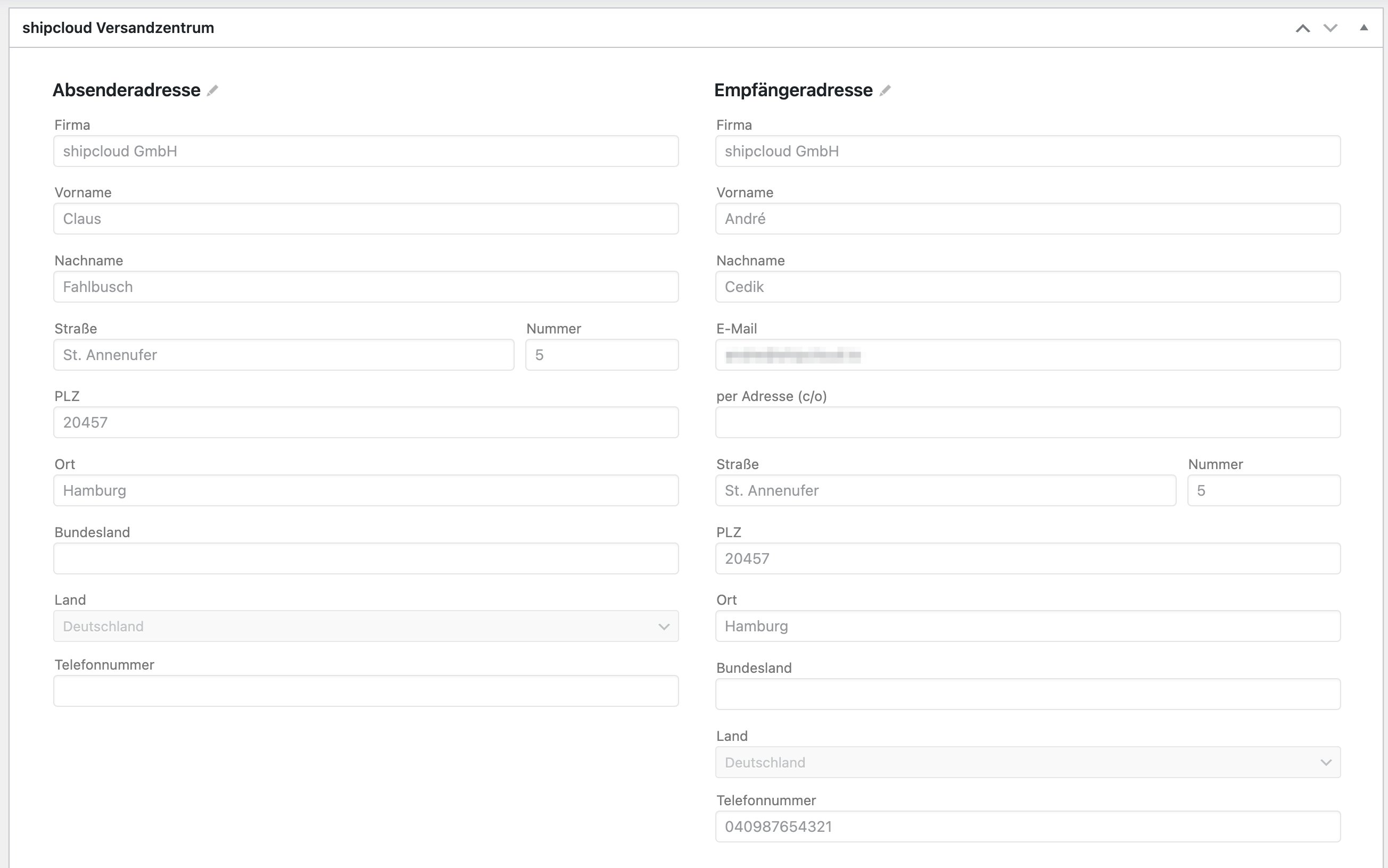 Batch label creation: Create multiple shipping labels with ease by using parcel templates.