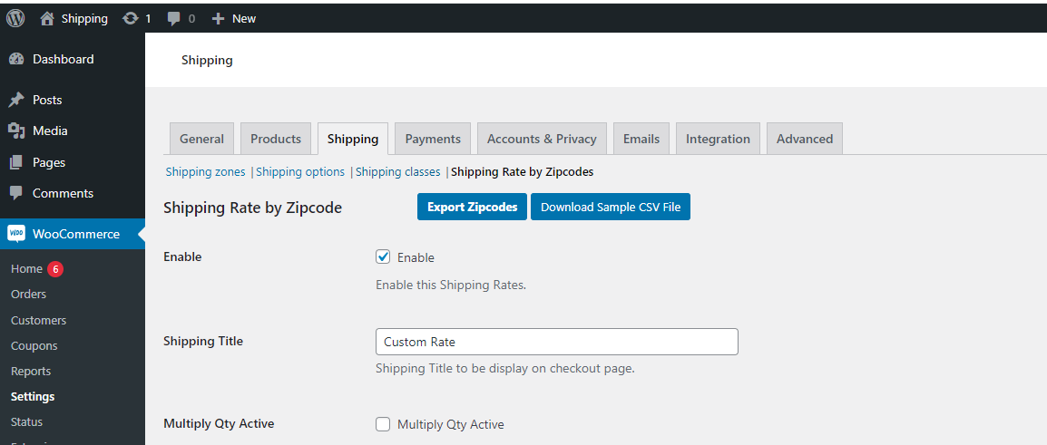 Export and Download CSV File Button