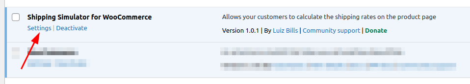 Access the Settings to configure the plugin.