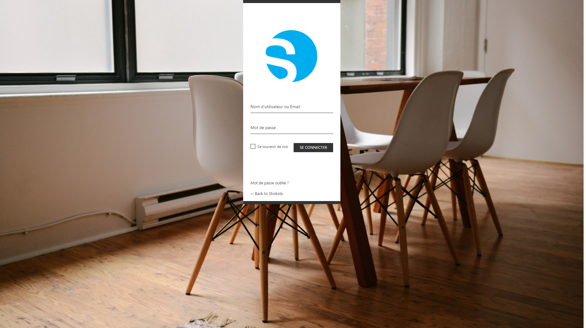 Custom login page example (classic theme)