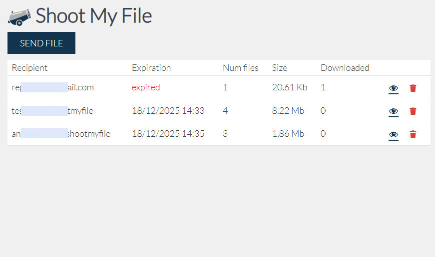 `screenshot-2.png` - list of shared links