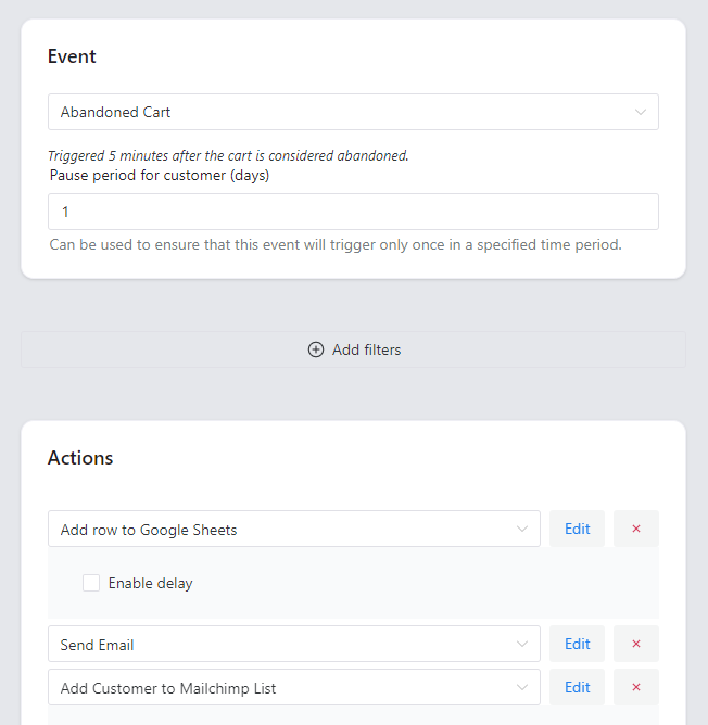 Add new marketing automation for WordPress and WooCommerce.