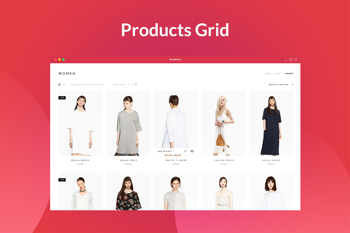 Custom WooCommerce Products Grid