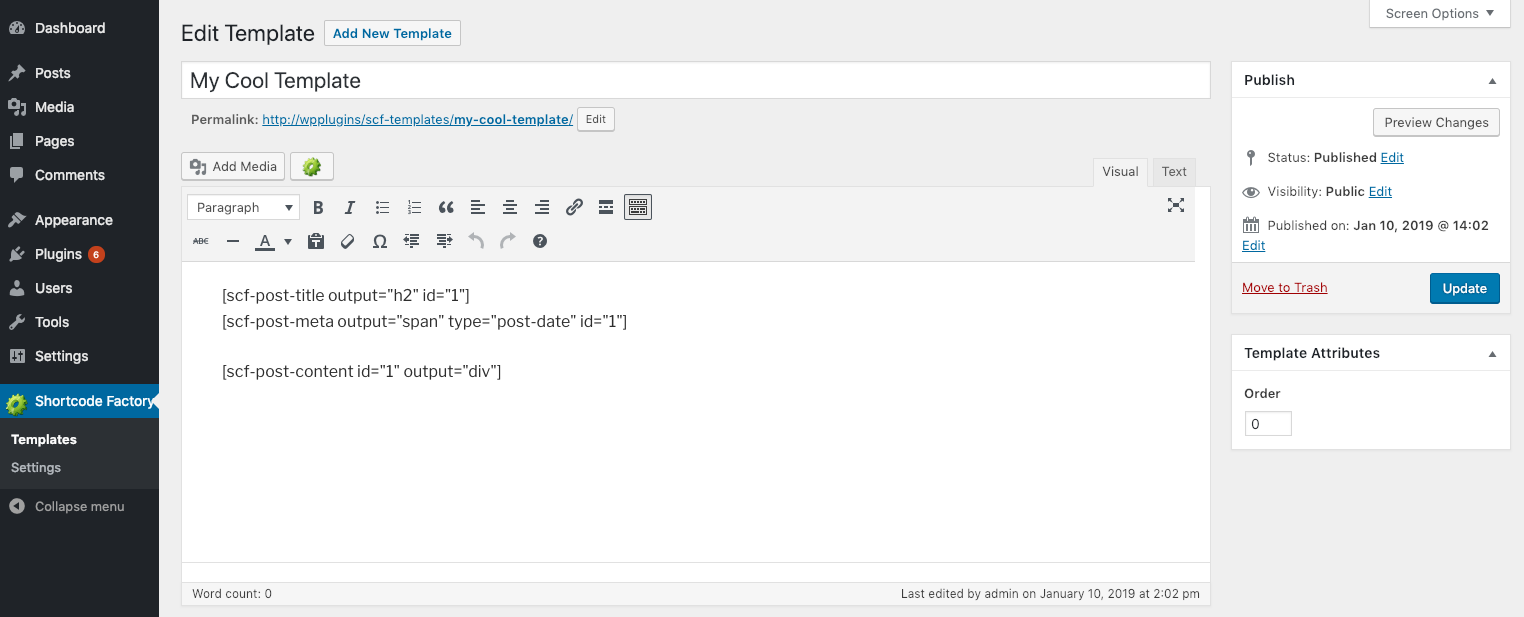Insert anywhere in a Post or Page