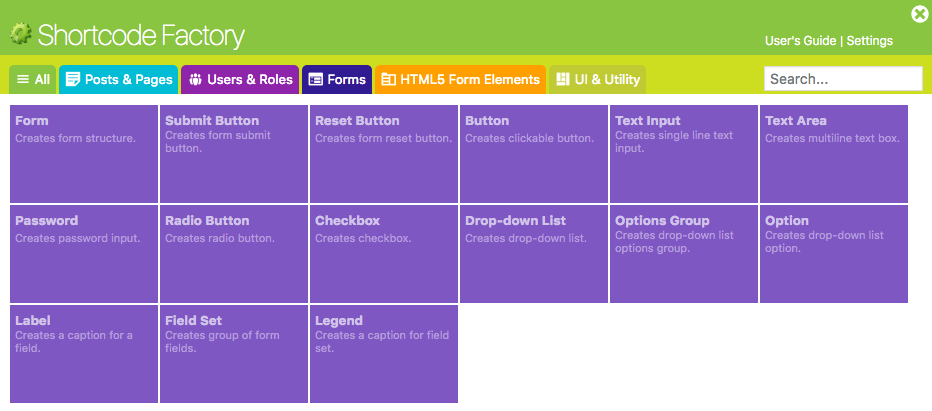 Combine several shortcodes in one place and reuse as a Shortcode Template