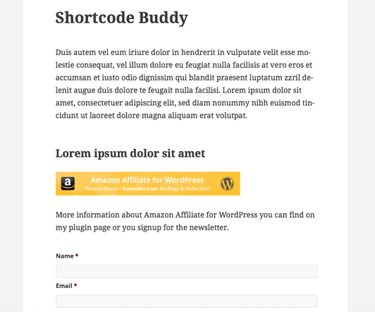 Output on frontend including execution of another shortcode