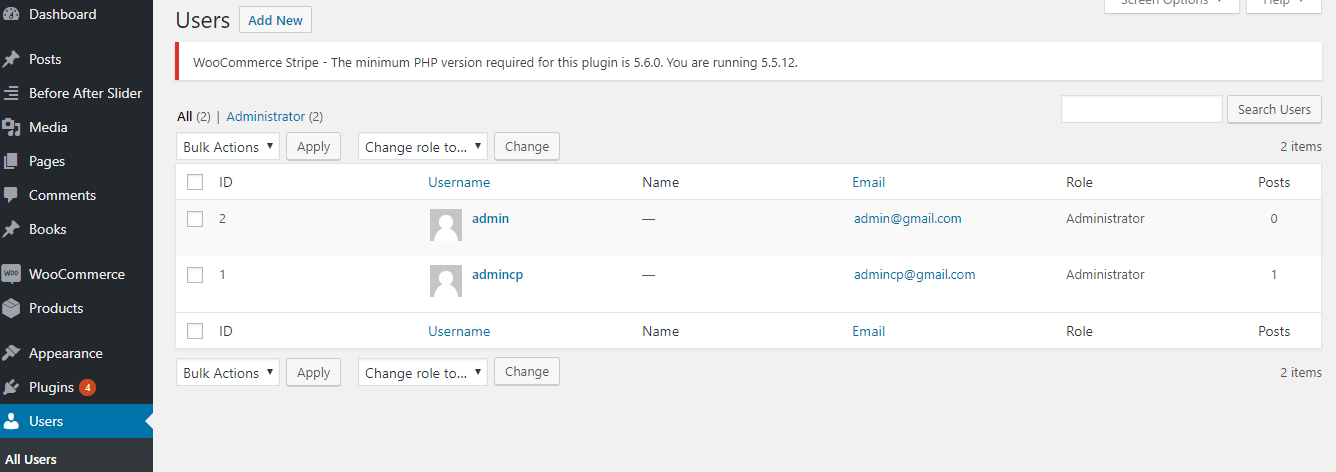ID column On User Table